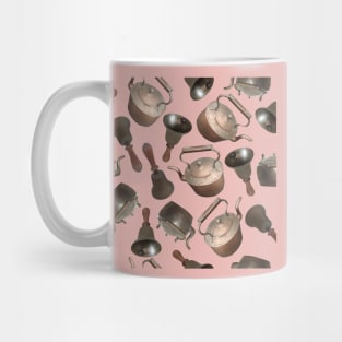 Antiques on Pink Mug